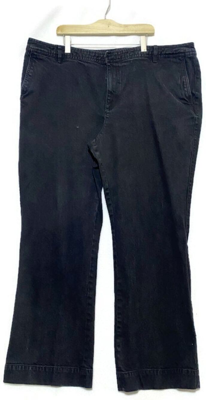 Chaps Black Denim Jeans Women's Size 20W